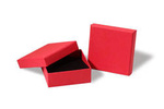 Pudełko jubilerskie 089okms 60x60mm czerwone 1sztuka