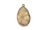 Kamienie Zawieszka Kwarc druzy 1043kp 30mm 1sztuka