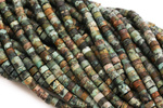 Kamienie Turkus afrykański 0680kp 2x4mm 1sznur
