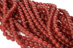 Kamienie Agat karneolowy 0401kp 10mm 1sznur