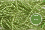 Kamienie Peridot -Oliwin 5427kp 2mm 1sznur