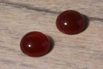 Kaboszony Agat czerwony 212KB 4mm 1sztuka
