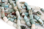 Szlachetny Larimar 0708kp 6-7x9-12mm 1sznur