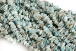 Szlachetny Larimar sieczka 5333kp 5-10mm 1sznur