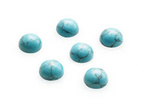 Kaboszony Turkus 212KB 6mm 1sztuka